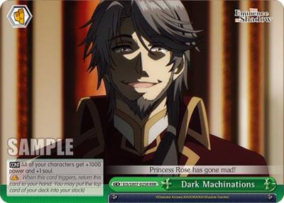Dark Machinations RRR EIS/SX07-025R The Eminence in Shadow Card