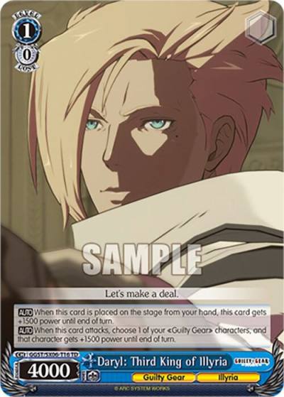 Daryl Third King of Illyria GGST/SX06-T16 TD Guilty Gear -Strive- Card