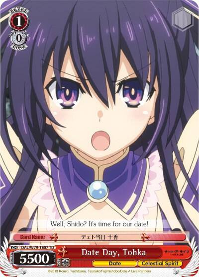 Date Day Tohka DAL/W79-TE07 TD Date A Live Card