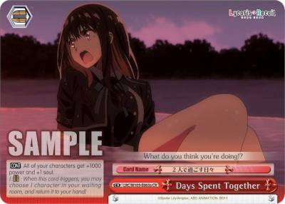 Days Spent Together a LRC/W105-E063a CR Lycoris Recoil Card