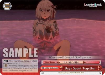 Days Spent Together b LRC/W105-E063b CR Lycoris Recoil Card