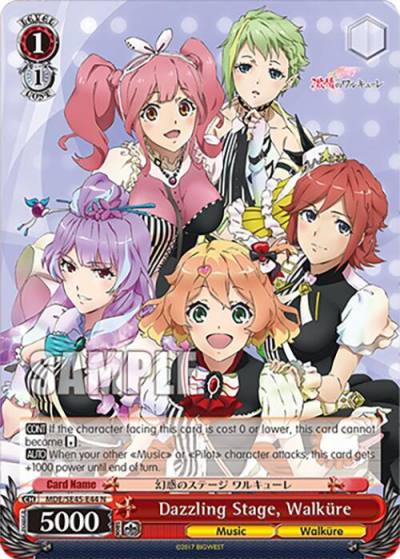 Dazzling Stage Walkure MDE/SE45E44 N MACROSS Delta Premium Booster Card