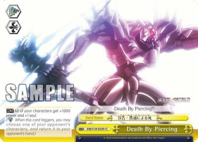 Death By Piercing AW/S18-E029 CC Accel World Card