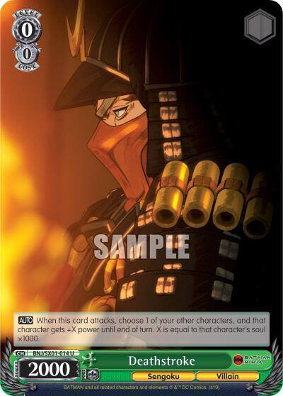 Deathstroke BNJ/SX01-014 U Batman Ninja Card