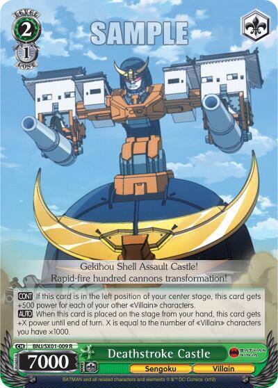 Deathstroke Castle BNJ/SX01-009 R Batman Ninja Card