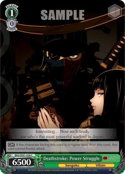 Deathstroke Power Struggle BNJ/SX01-026 C Batman Ninja Card