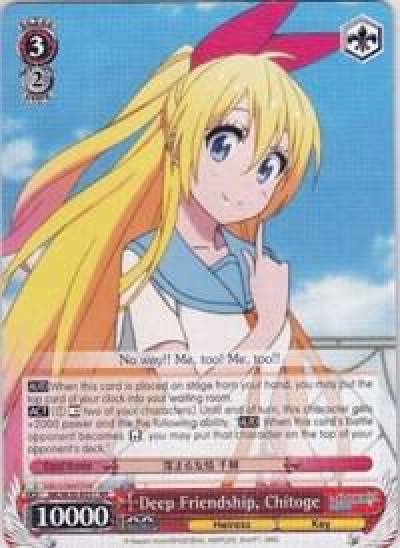 Deep Friendship Chitoge NK/W30-E051 RR NISEKOI -False Love- Card