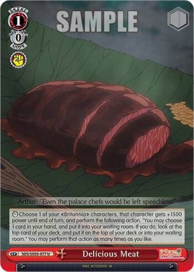 Delicious Meat SDS/SX05-077 U The Seven Deadly Sins: Revival of The Commandments Card