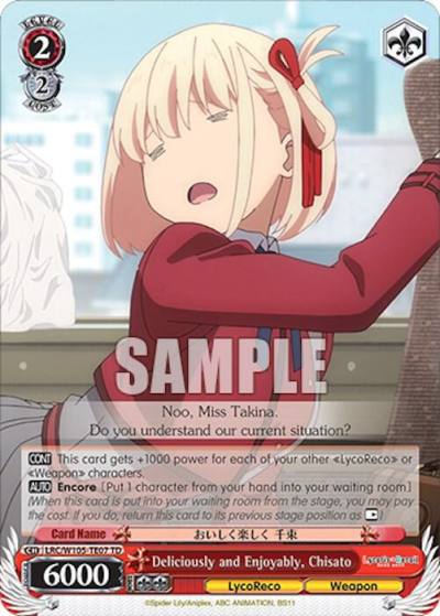 Deliciously and Enjoyably Chisato LRC/W105-TE07 TD Lycoris Recoil Card