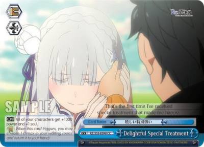 Delightful Special Treatment RZ/S55-E098 CC Re:ZERO Vol.2 Card