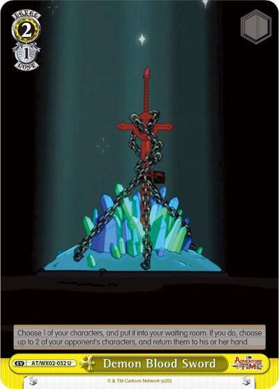 Demon Blood Sword AT/WX02-032 U Adventure Time Card