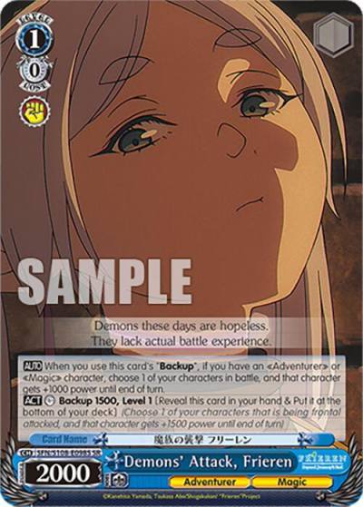 Demons Attack Frieren SR SFN/S108-E098S SR Frieren: Beyond Journey’s End Card