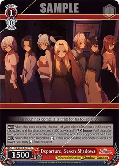 Departure Seven Shadows EIS/SX07-T02 The Eminence in Shadow Card