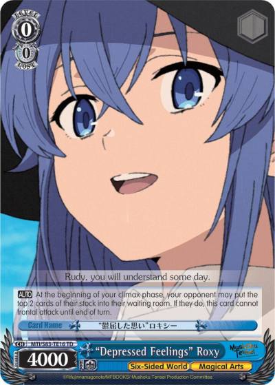 Depressed Feelings Roxy MTI/S83-TE16 TD Mushoku Tensei: Jobless Reincarnation Card