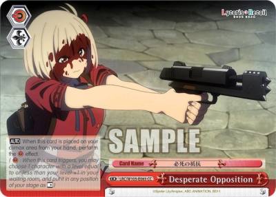 Desperate Opposition LRC/W105-E065 CC Lycoris Recoil Card