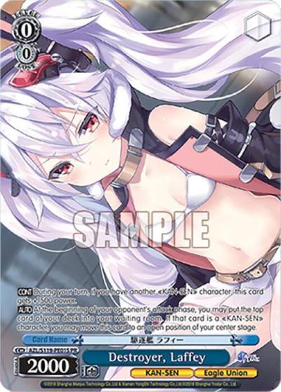 Destroyer Laffey PR Foil AZL/S119-PE01S PR Azur Lane Vol. 2 Card