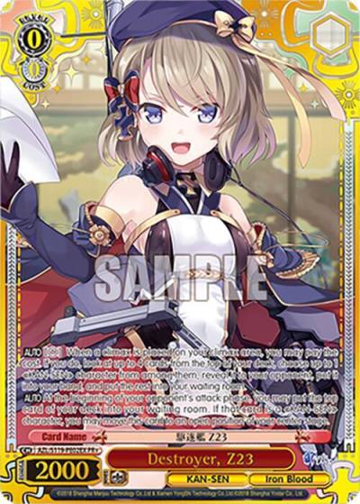 Destroyer Z23 PRplus AZL/S119-PE02EX PR+ Azur Lane Vol. 2 Card