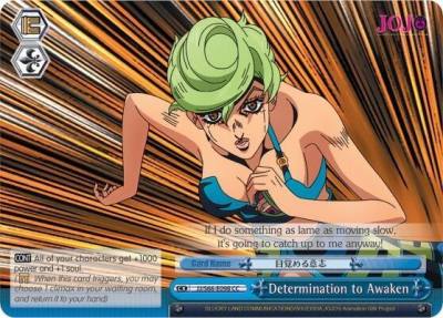 Determination to Awaken JJ/S66-E098 CC JoJo's Bizarre Adventure: Golden Wind Card