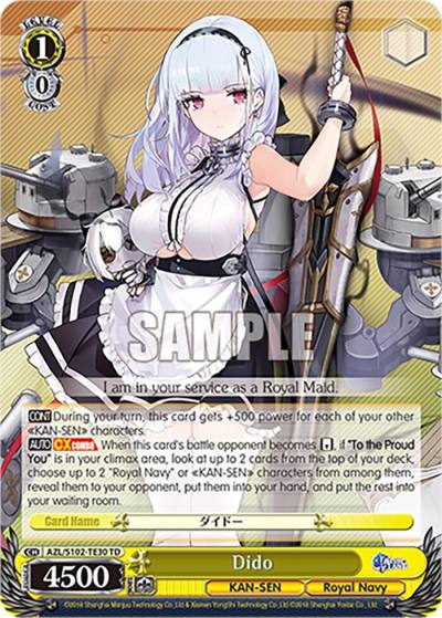 Dido AZL/S102-TE30 TD Azur Lane Card