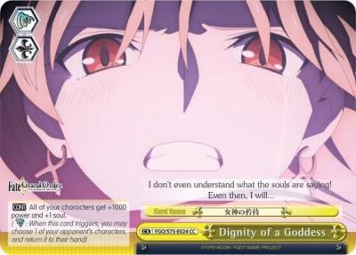 Dignity of a Goddess FGO/S75-E024 CC Fate/Grand Order Absolute Demonic Front: Babylonia Card