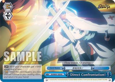 Direct Confrontation SS/WE41-E59 N Shakugan no Shana Premium Booster Card