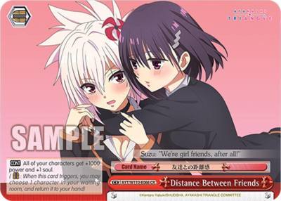 Distance Between Friends AYT/W110-E066 CR Ayakashi Triangle Card