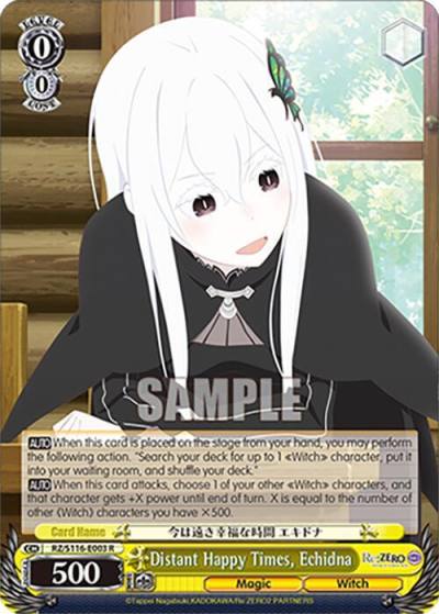 Distant Happy Times Echidna RZ/S116-E003 Re:ZERO -Starting Life in Another World- Vol.3 Card