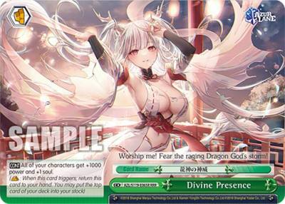 Divine Presence RRR AZL/S119-E065R RRR Azur Lane Vol. 2 Card