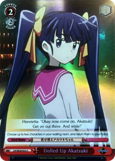 Dolled Up Akatsuki Alternate Art Foil LH/SE20-E23 C LOG HORIZON Card