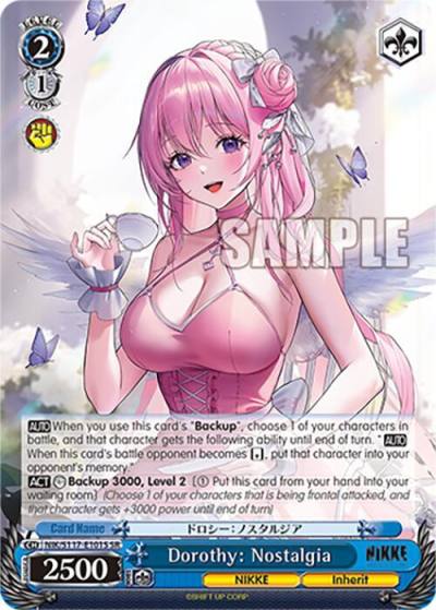 Dorothy Nostalgia SR NIK/S117-E101S SR GODDESS OF VICTORY: NIKKE Card