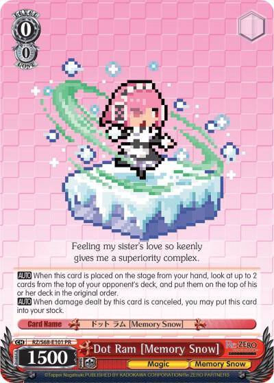 Dot Ram Memory Snow RZ/S68-E101 PR Re:ZERO Memory Snow Card