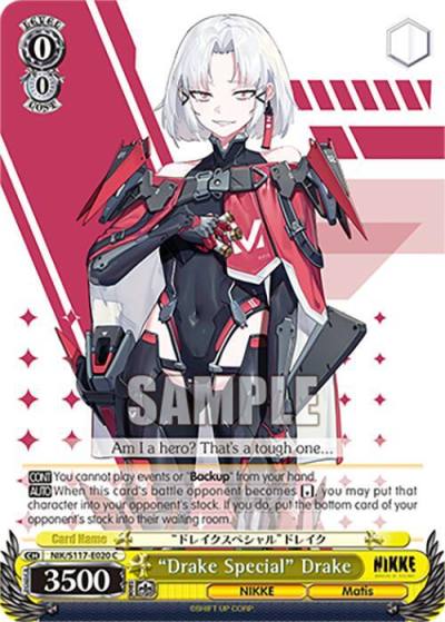 Drake Special Drake NIK/S117-E020 C GODDESS OF VICTORY: NIKKE Card