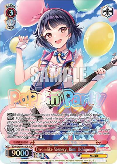 Dreamlike Scenery Rimi Ushigome BDR BD/WE42-E061BDR BDR BanG Dream! Girls Band Party! Countdown Collection Premium Booster Card