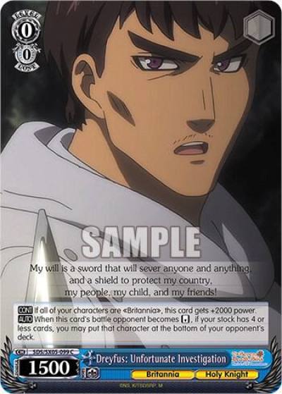 Dreyfus Unfortunate Investigation SDS/SX05-099 C The Seven Deadly Sins: Revival of The Commandments Card