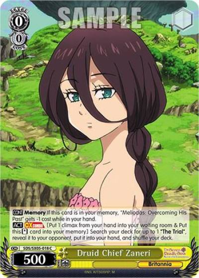 Druid Chief Zaneri SDS/SX05-018 C The Seven Deadly Sins: Revival of The Commandments Card