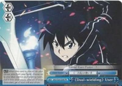 Dual wielding User SAO/S26-E086 PR Sword Art Online Vol.2 Card