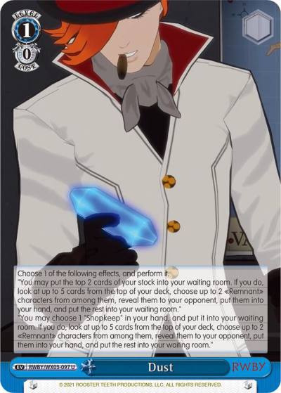 Dust RWBY/WX03-097 U RWBY Card
