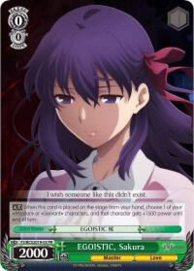 EGOISTIC Sakura BCS 2019 FS/BCS2019-03 PR Bushiroad Event Cards Card