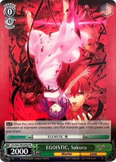 EGOISTIC Sakura FS/S64-PE03PR PR Fate/stay night [Heaven’s Feel] Card