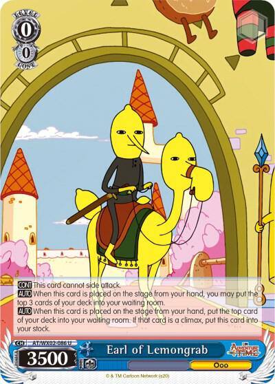 Earl of Lemongrab AT/WX02-086 U Adventure Time Card