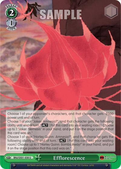 Efflorescence BNJ/SX01-030 U Batman Ninja Card