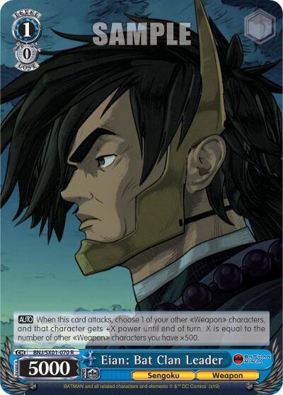 Eian Bat Clan Leader BNJ/SX01-070 R Batman Ninja Card
