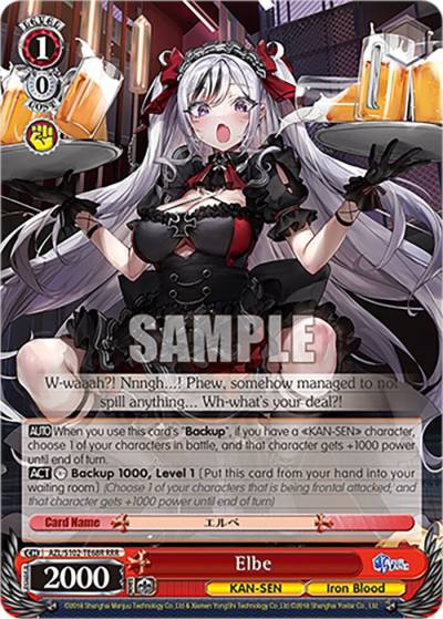 Elbe RRR AZL/S102-TE68R RRR Azur Lane Card