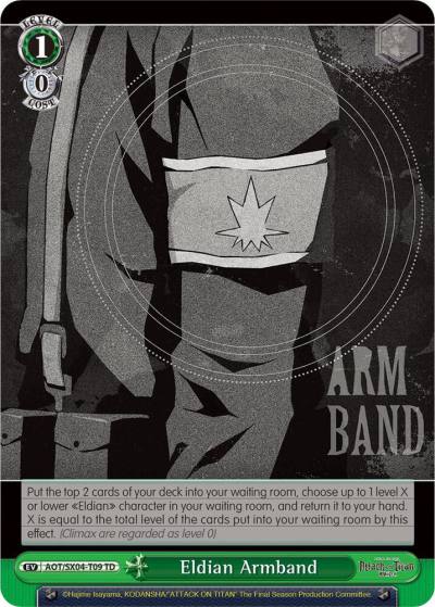 Eldian Armband AOT/SX04-T09 TD Attack On Titan: Final Season Card