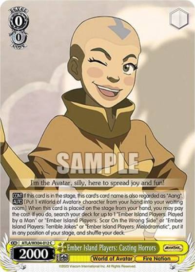 Ember Island Players Casting Horrors ATLA/WX04-012 C Avatar: The Last Airbender Card
