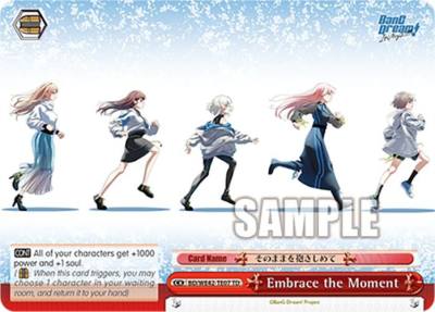 Embrace the Moment BD/WE42-TE07 TD BanG Dream! Girls Band Party! Countdown Collection Premium Booster Card