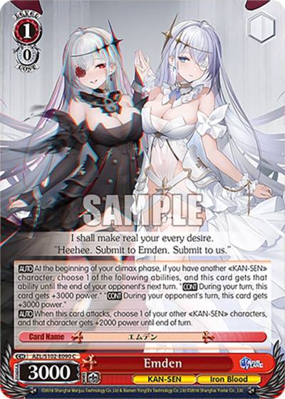 Emden AZL/S102-E090 C Azur Lane Card