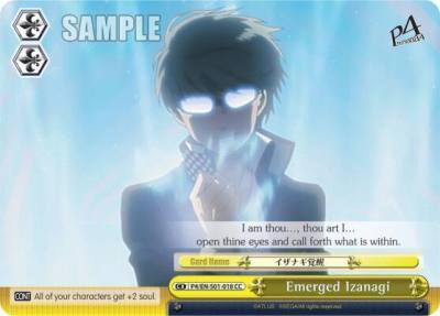 Emerged Izanagi P4/EN-S01-018 CC Persona 4 ver.E Card