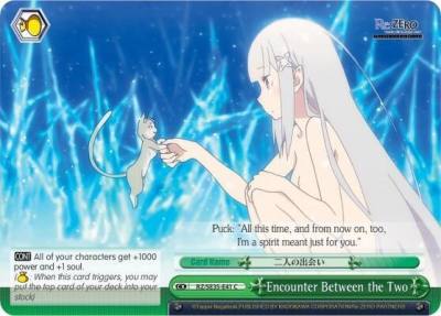 Encounter Between the Two Parallel Foil RZ/SE35-E41 C Re:ZERO: The Frozen Bond Card