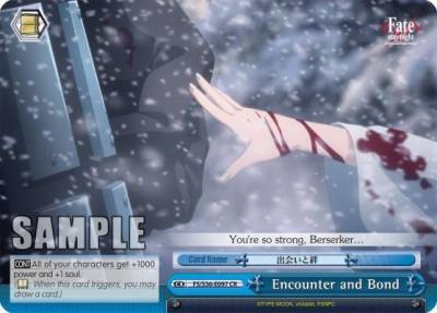 Encounter and Bond FS/S36-E097 CR Fate/stay night [Unlimited Blade Works] Vol. II Card